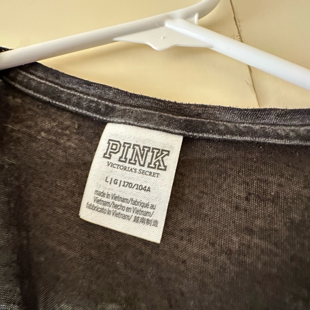 VS Pink Tank Top, Size L - Picture 2 of 3